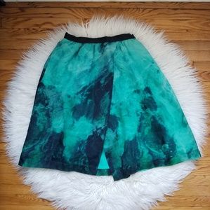 Whistles Marbleized Midi Skirt